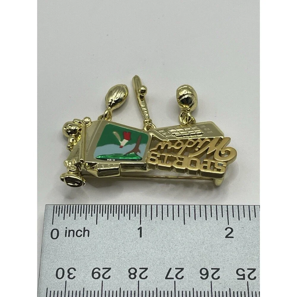 Vintage-1980's Gold Tone Danecraft 